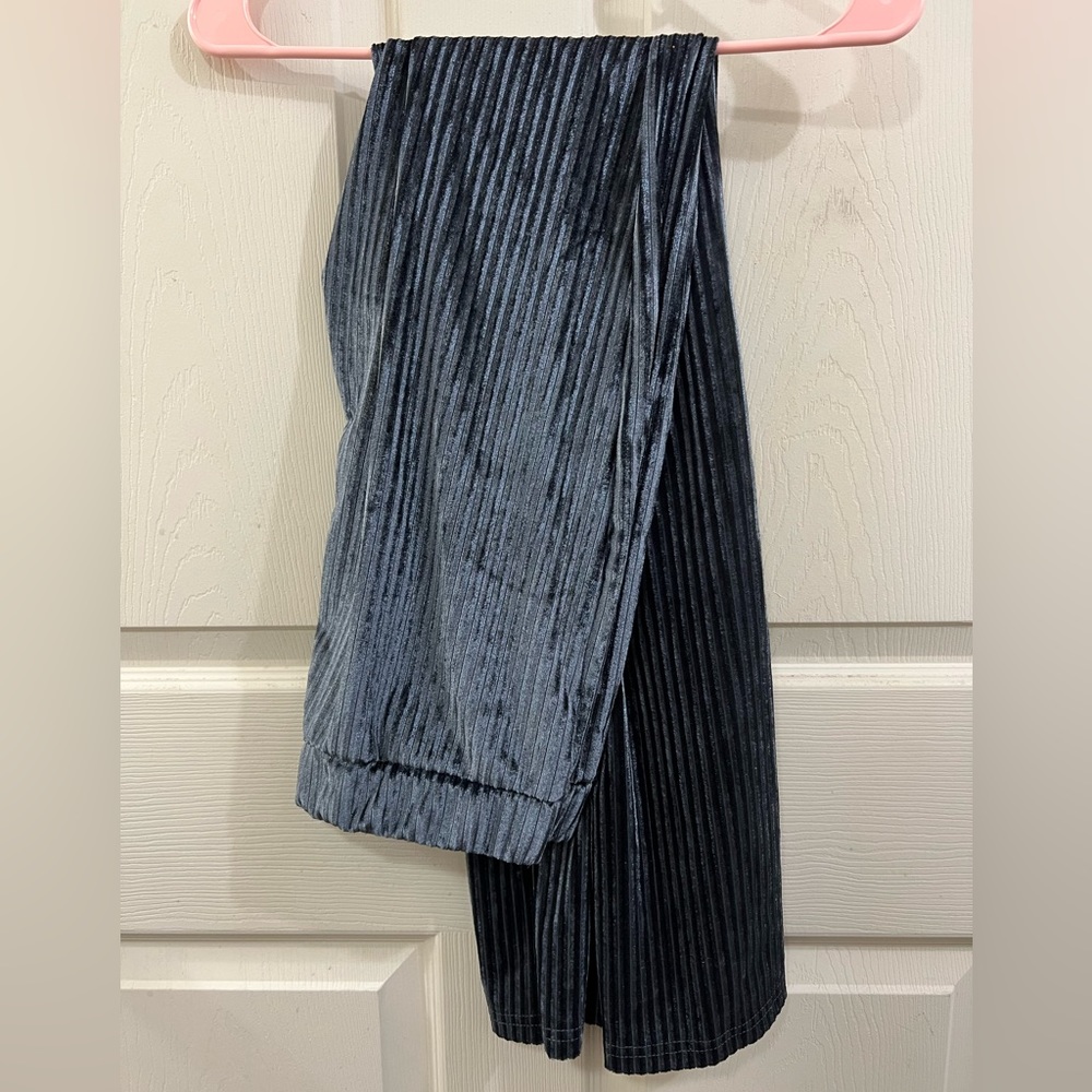 SHEIN velour flare pants